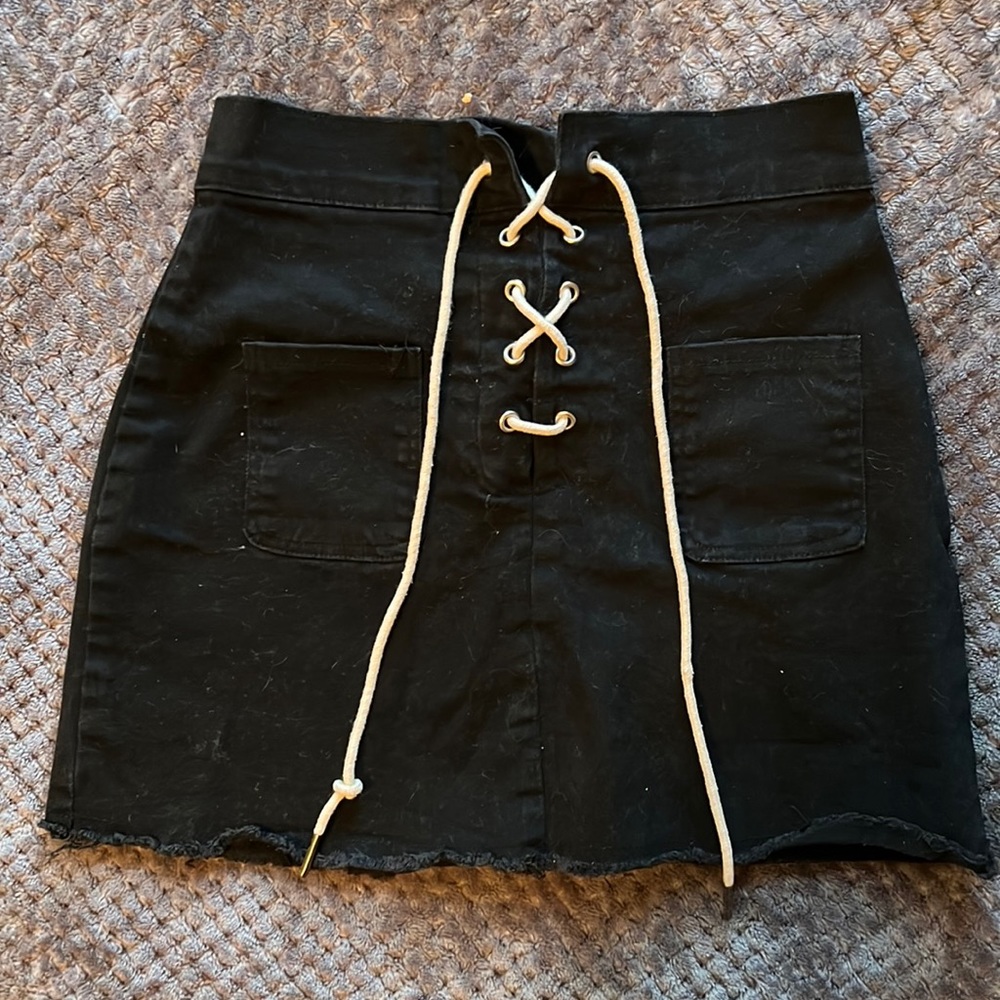 Black corset bodice skirt